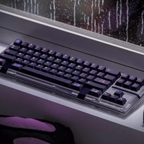 (In stock) MECHA TUT dark purple keycaps LOFI sublimation original height pbt material