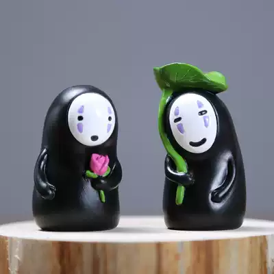 Faceless man ornaments thousands and thousands of dolls creative desktop car interior products Home decoration Birthday gift knickknacks