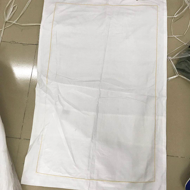 Căn hộ mới gối khách sạn gối da gối ba cm gối satin jacquard trắng gối gối - Gối trường hợp gối mây