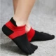 Giày cao gót cotton 5 ngón tất vớ nam kháng khuẩn vớ ngắn ống cotton vớ chân ngón chân vớ nam vớ chân