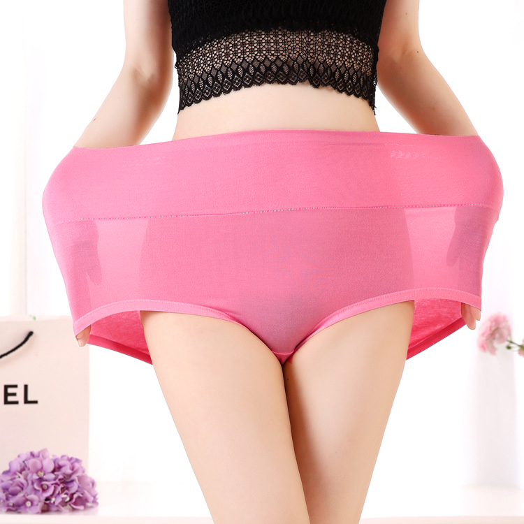 4 người trung niên và người già tải cộng với phân bón XL phụ nữ đồ lót 200 pound chất béo cotton căng eo cao đồ lót calvin klein nữ chính hãng