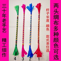 Copper money Rod hits double-ring stick Lotus box stick even sound stick bully whipping Flower Stick Dance props students between class exercises