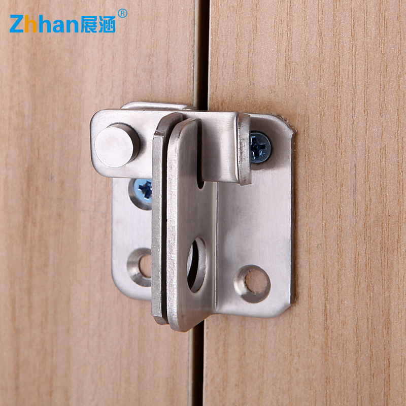 Usd 8 33 Thickened Stainless Steel Latch Mounted Buckle Lock Small Thickened Stainless Steel Latch Mounted Buckle Lock Small Cabinet Door Padlock Anti Theft Security