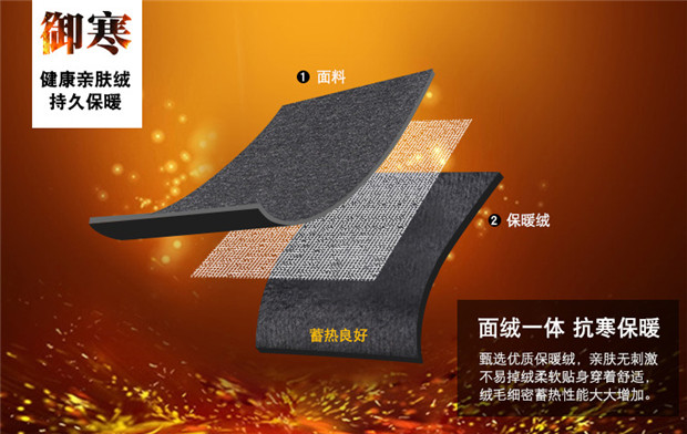 Quần dài mùa đông quần dài nam cao 120cm cộng với quần nhung màu đơn giản, quần dài siêu dày, quần dài ấm quần áo nam