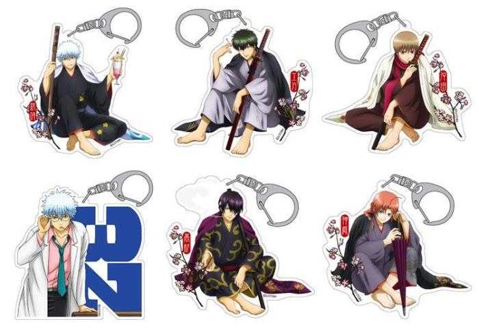 银魂cospa新绘和风亚克力挂件银时土方冲田高杉神威日单散货