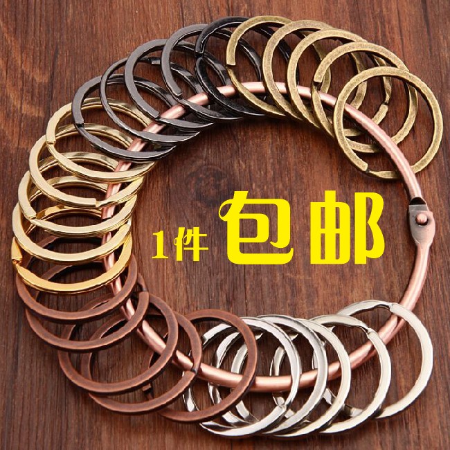 Large metal non-cutting warehouse rental rooms Hotel dormitory stainless steel key ring key ring