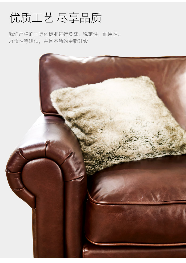 Ý Mỹ nhà da sofa da sofa Nghệ thuật 1 + 2 + 3 ghế sofa ghế sofa nội thất căn hộ kích thước phòng khách - Ghế sô pha sofa giường