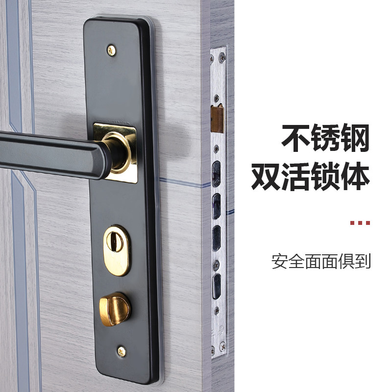 Bedroom Door Interior Door Aluminum Alloy Room Door Home Modern Simple Set Door Study Door Thickened Moisture-Proof