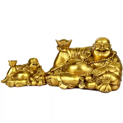 Bronze Maitreya Buddha ornaments opening gifts and wealth ornaments large Buddha statue