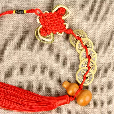 Copper five Emperor money copper six emperor money ornaments copper coin copper gourd pendant ancient coins