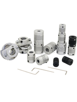 Encoder coupling Elastic motor winding thread Aluminum alloy plastic coupling 6 8 10mm connector