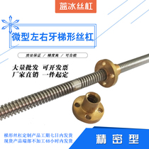 Precision trapezoidal screw diameter 18 lead 6 double wire screw with pom polyurethane nut matching spot