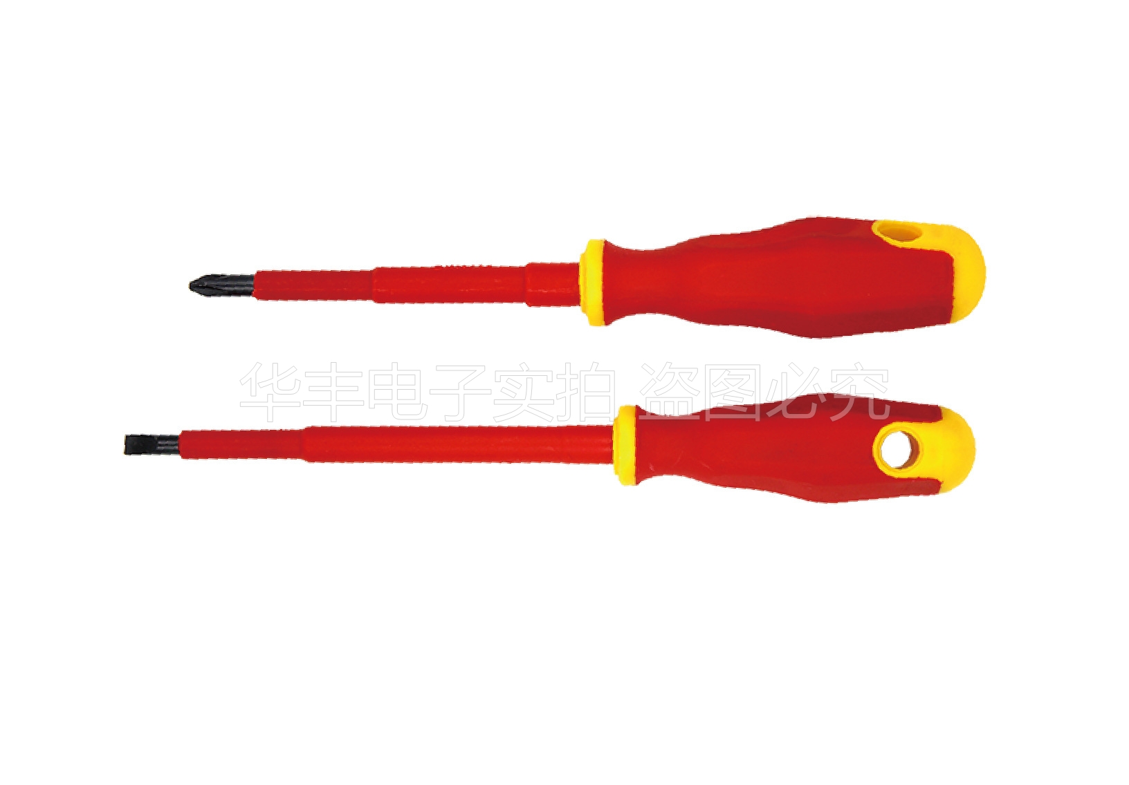 Bicolor anti-electrocution screwdriver with cross insulated screw driver 1000V High-voltage work screw opener Plum Opener