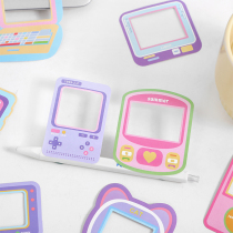 Heart motion airwaves Adhesive Hollowed-out Photo Frame Handbill Stickers and Wind Chasing stargaze Rims Decorative Collage Collage