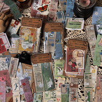 Mountain River Poetic Romantic Retro Hand Tent Material Suit Big Gift Bag Bill Handbill Collage to sign paper No stickiness