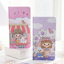 Tilado Abu handbooks Benko Benko Cute Teenage Web Red Grid High Face Value Notebook Hands books Weeks