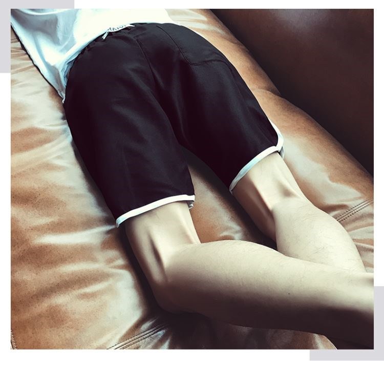 Mùa hè mới cho nam quần short nhanh khô tinh thần xã hội anh chàng xu hướng phiên bản Hàn Quốc của ba chiếc quần kẻ quần thoáng khí thời trang nam