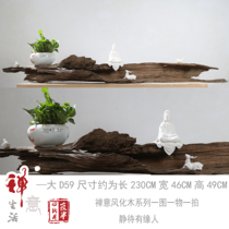 Weathered dead wood Chinese porch Zen root carvings office living room TV cabinet home decorations soft