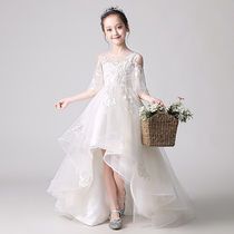 Childrens Wedding Dress Girl Princess High-end Birthday Piano Show Take-out Dress
