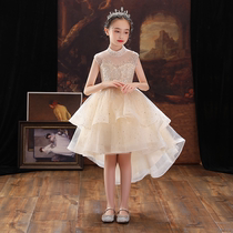 Girls dress host high-end wedding dress summer Yang girl girl princess birthday piano 61 show suit