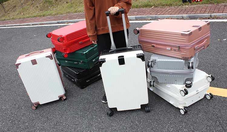 Khung nhôm retro hành lý nữ xe đẩy trường hợp nam vali phổ quát bánh xe sinh viên đại học Phiên bản Hàn Quốc của hộp nhỏ tươi góc phải vali sakos