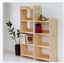 Des étagères en bois massif simples Enfants en bois massif bookcase locker locker personnalisable