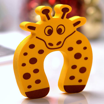 Anti-pinch hand door card, child safety door stopper, cartoon door clip, baby thickened door stopper, baby door stopper