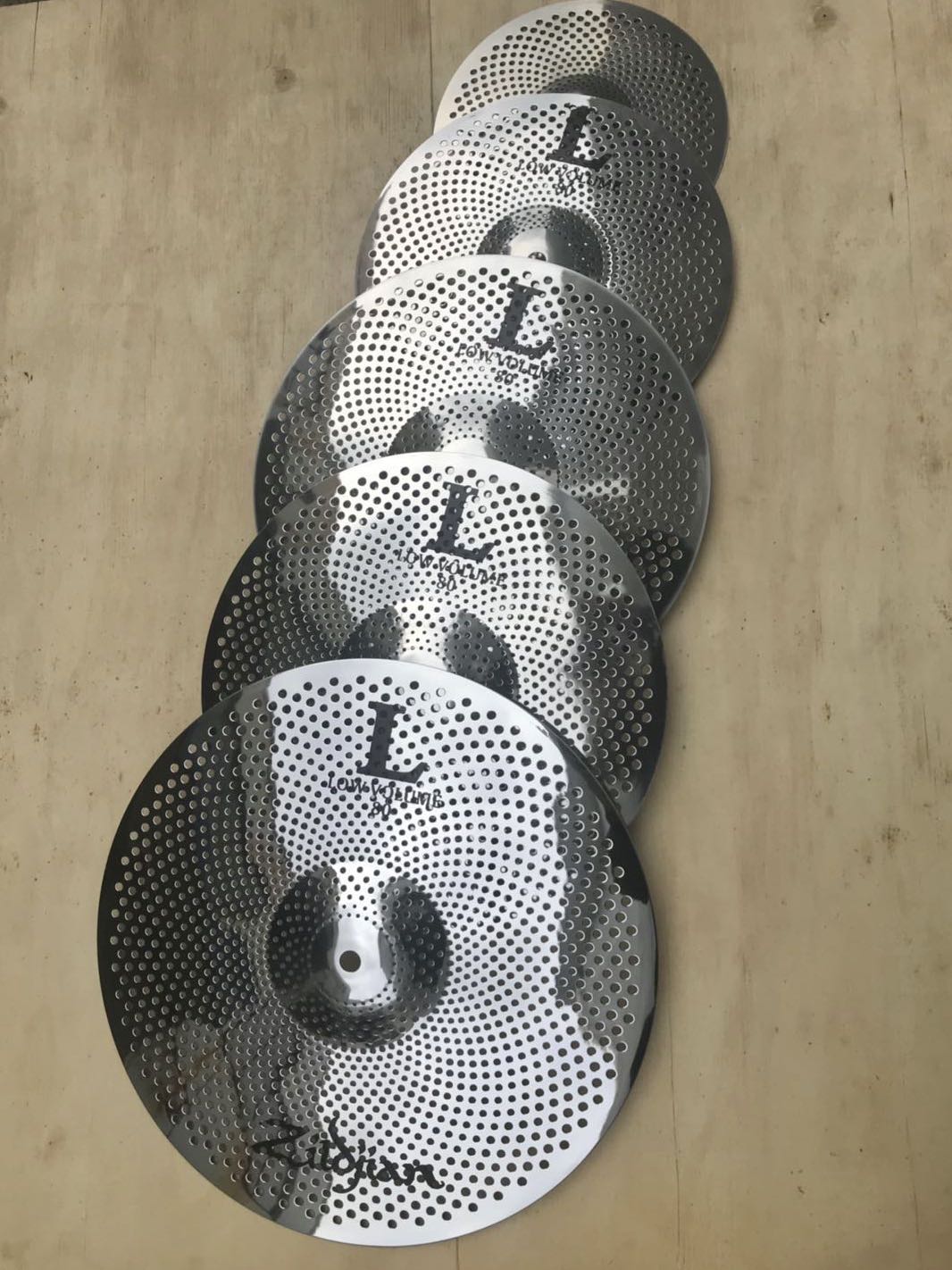 Thick mirrored drum mute cymbals 8 10 12 14 inch water cymbals cymbals single piece children's drum cymbals