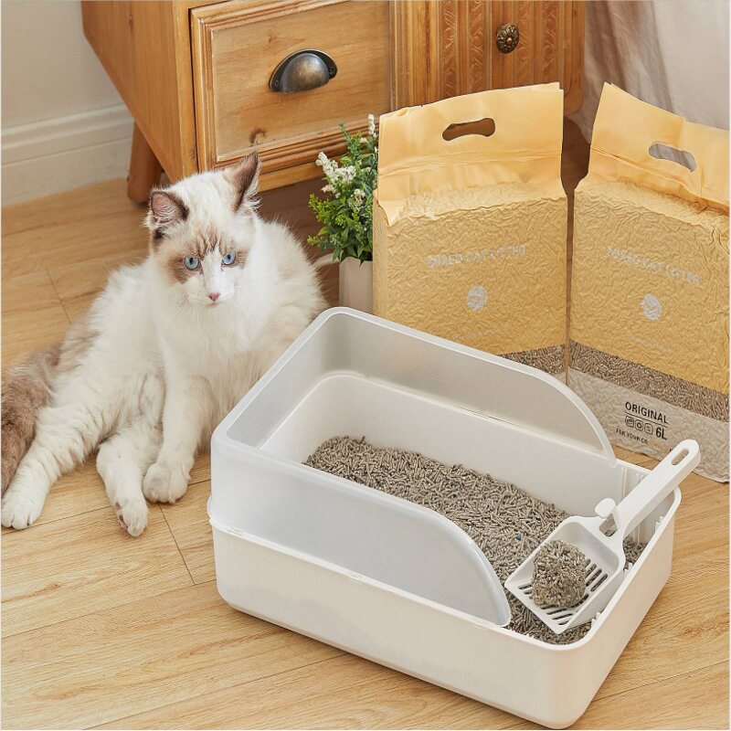 Heart to pet 6L natural pea tofu cat litter mixed type bentonite deodorant dust-free 2 5 kg