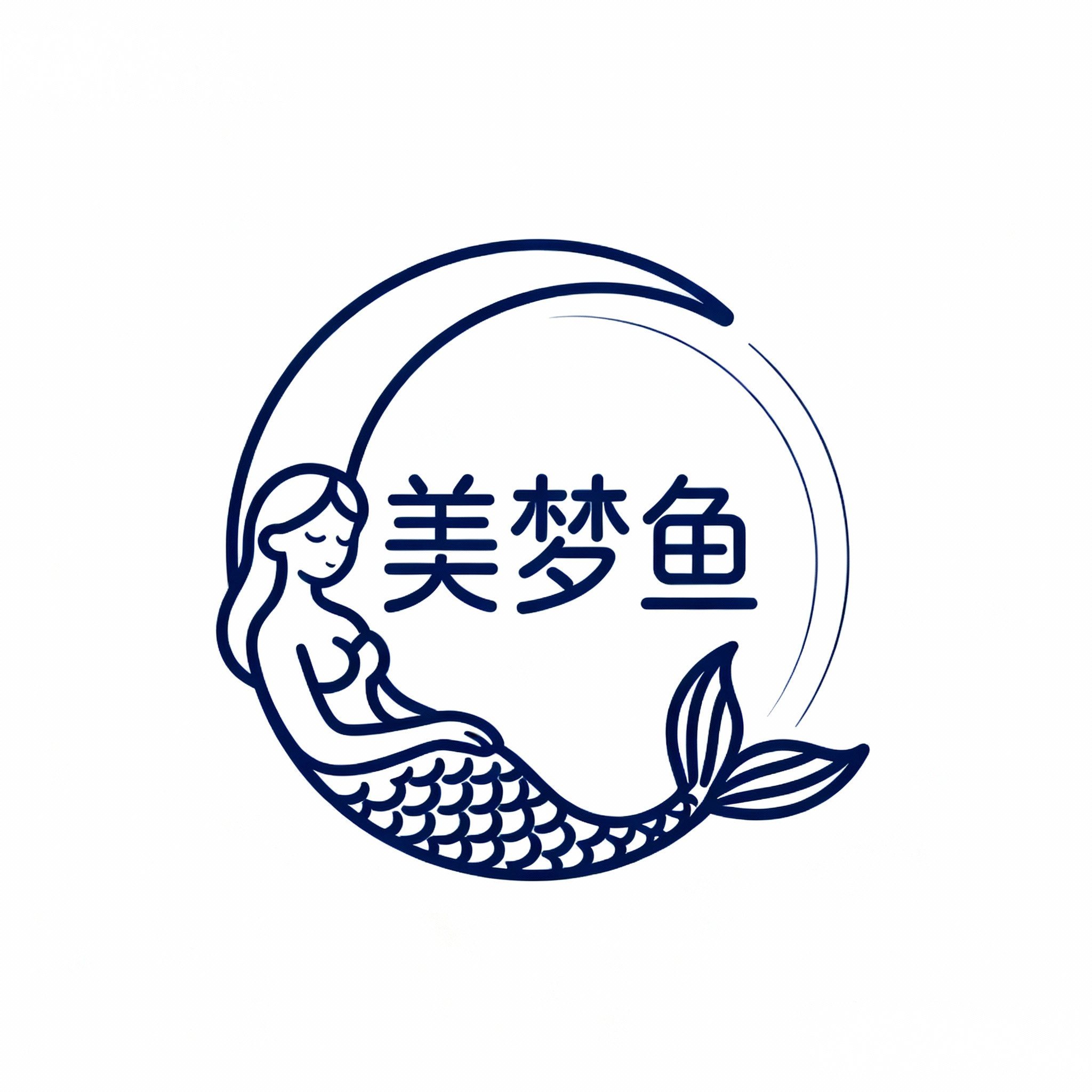 美梦鱼高个子女士家居服的LOGO