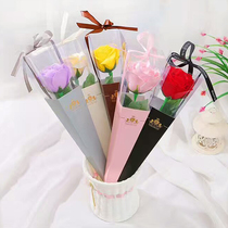 10 Flowers Packaging Boxes Single Rose Box Valentines Day Rose Gift Box Floral Bouquet Packaging Material