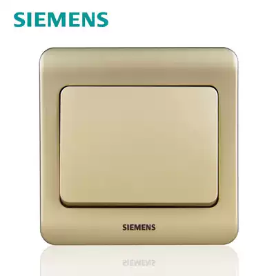 Siemens switch vision gold brown series switch Panel switch socket Gold switch One-open single control switch