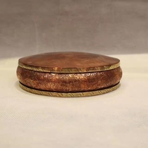 Wisdom and Compassion Buddha Destiny Nepalese copper repair plate 15cm manza plate to accumulate merits