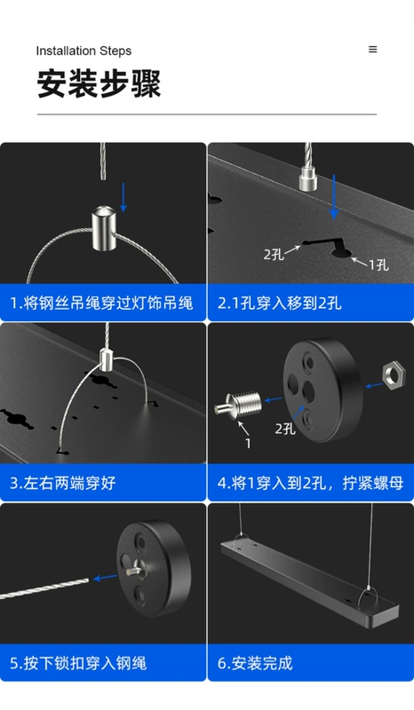 đèn thả tròn Dải ĐÈN LED siêu sáng đèn đèn chùm văn phòng tiệm làm tóc thương mại lớp học trần phòng khách siêu thị đèn huỳnh quang đèn thả trang trí bàn ăn đèn ống bơ thả trần