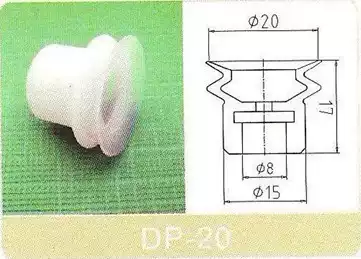 Hardware manipulator DP series double-layer vacuum suction cup accessories industrial pneumatic suction nozzle big head two-layer factory direct sales