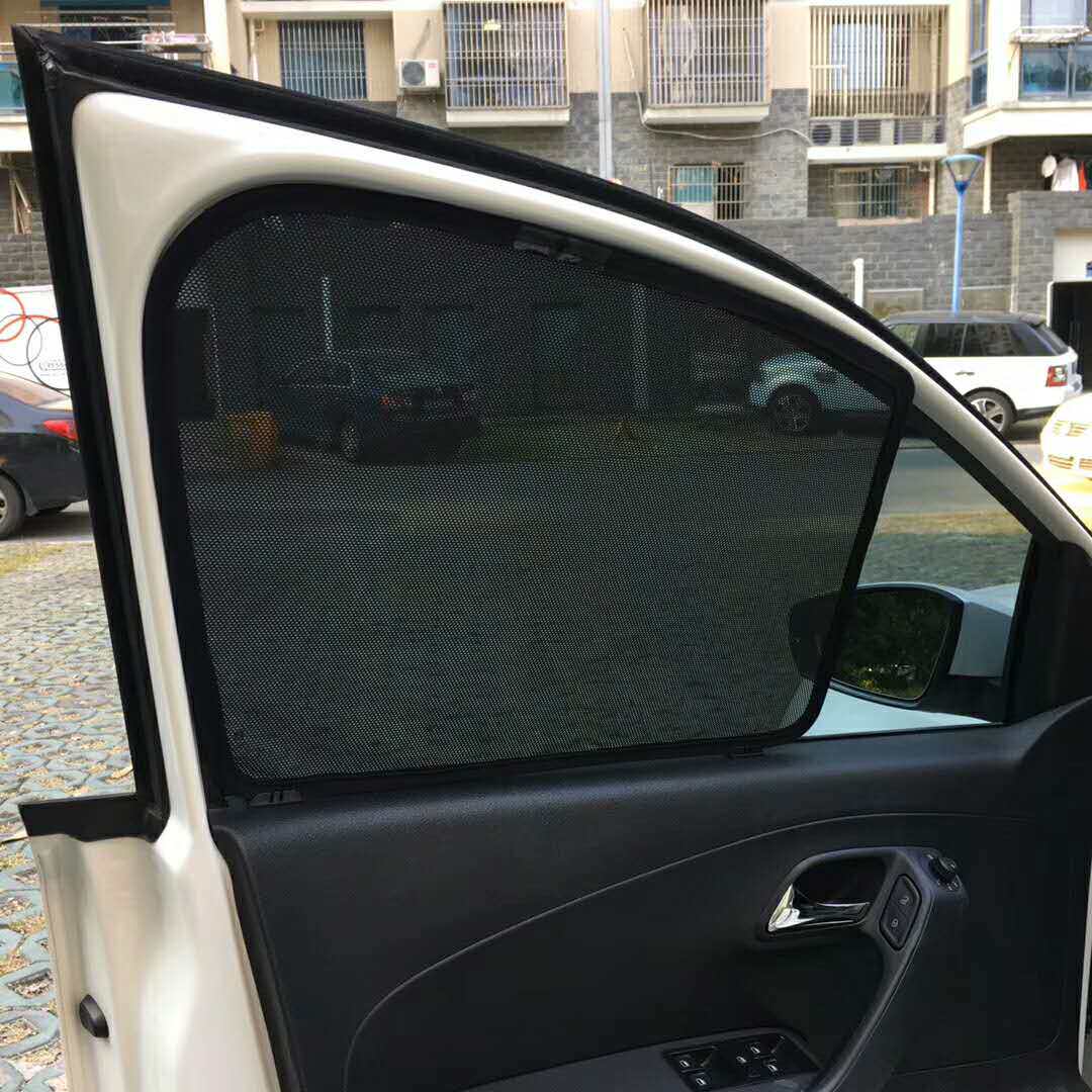 Volkswagen new POLO sun curtain sun protection mesh yarn Anti-side window magnetic absorption thermal insulation mosquito curtain
