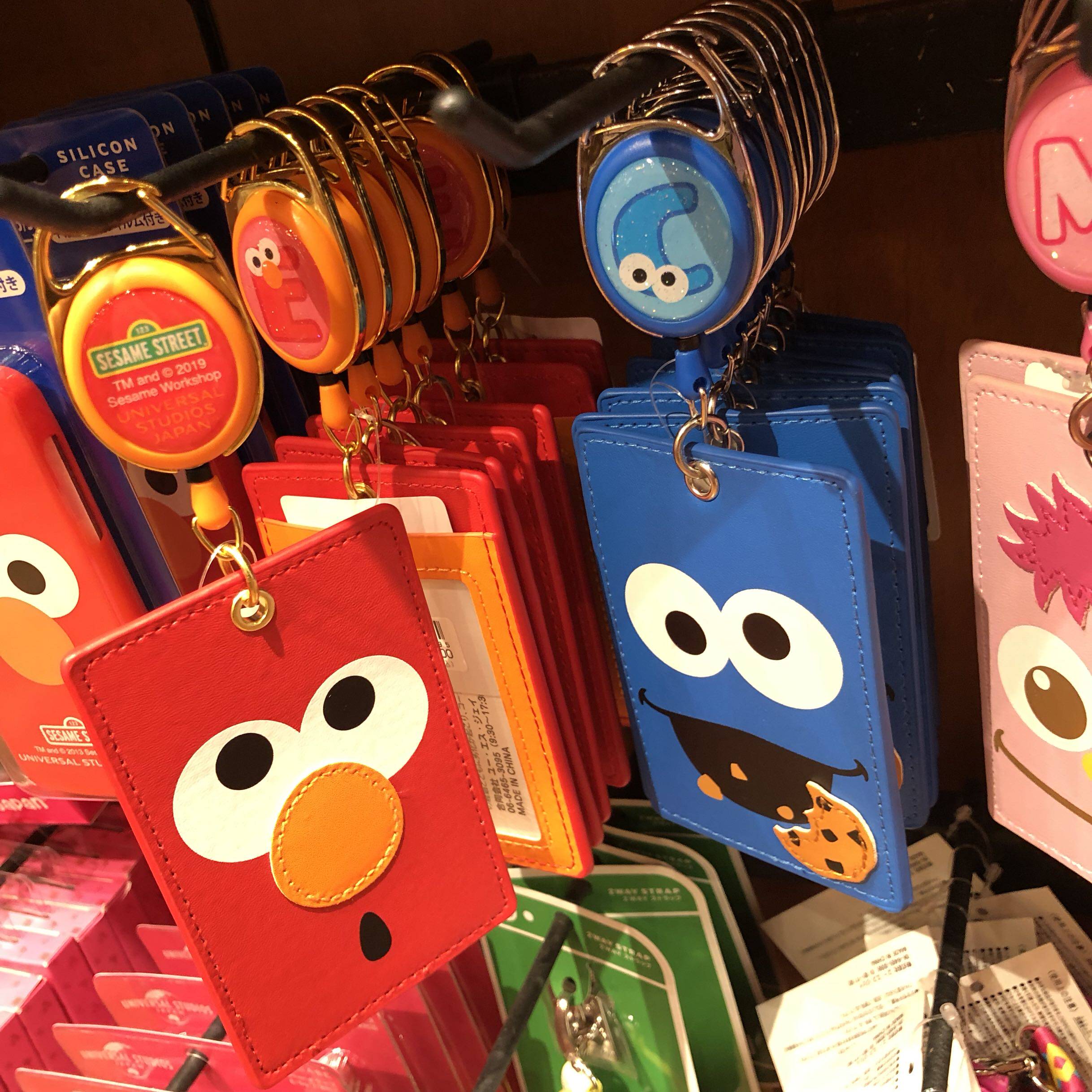 Japan USJ Universal Studios Sesame Street Sweets Pie Moppy Cartoon Cute Flex Sleeve