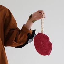 Japanese FUDGE magazine Accommode New Disney cute lip handbag