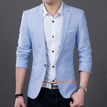 Summer thin Single West New Men Casual Small Super One-Clothe Cover Pure-colored Suit