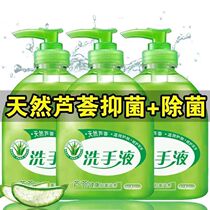 (2瓶)芦荟抑菌500g大容量植物精粹母婴宝宝洗手液加量装不伤手