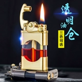 Мужская прозрачная старомодная зажигалка на керосине, популярно в интернете