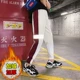 Quần thể thao thu đông cho nam quần dài giản dị Phiên bản Hàn Quốc theo xu hướng chân nhỏ cộng với nhung dày sinh viên Harlan dầm