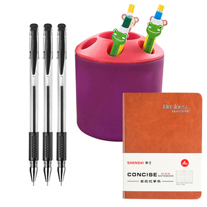 A6本子+笔筒+3支中性笔