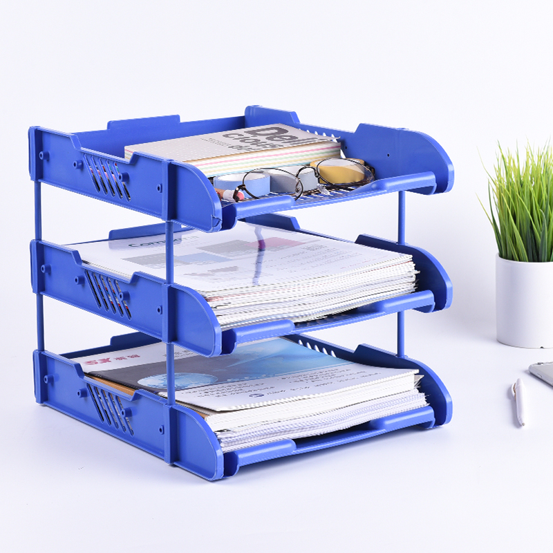 Usd 9 34 Zhengcai Three Horizontal File Holder Multi Layer Lightbox Moreview