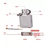 Zipp Zorro Zorro переверните керосин и пламя внутреннего факела внутреннего огня чистого медного штифта аксессуары