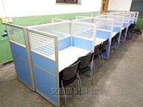 Screen partition office furniture one-to-one training table staff screen card staff table and chair combination customized