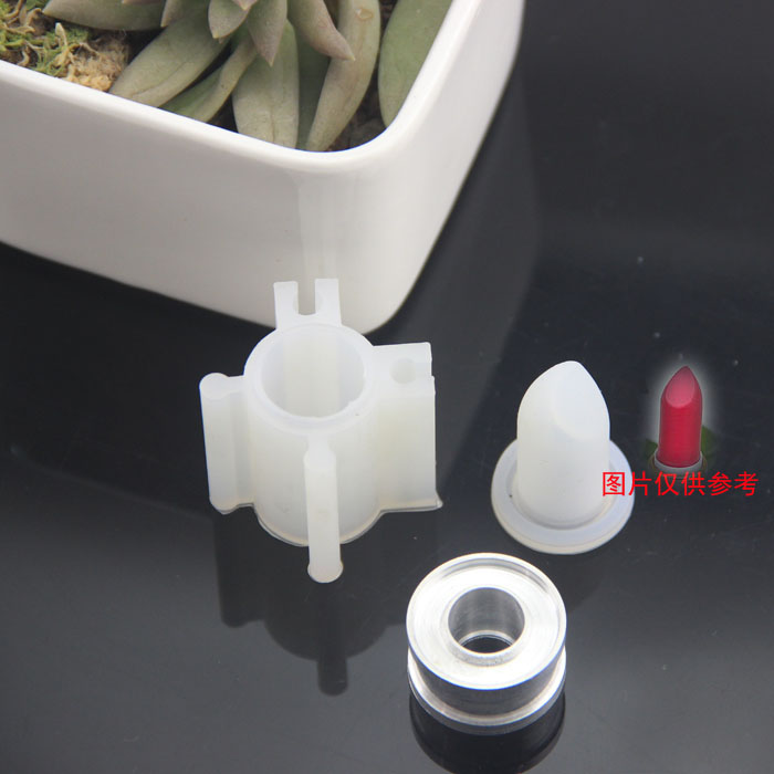 DIY lipstick lipstick manual silicone mold simple filling grinding tool new inner hole 12 1 easy demoulding