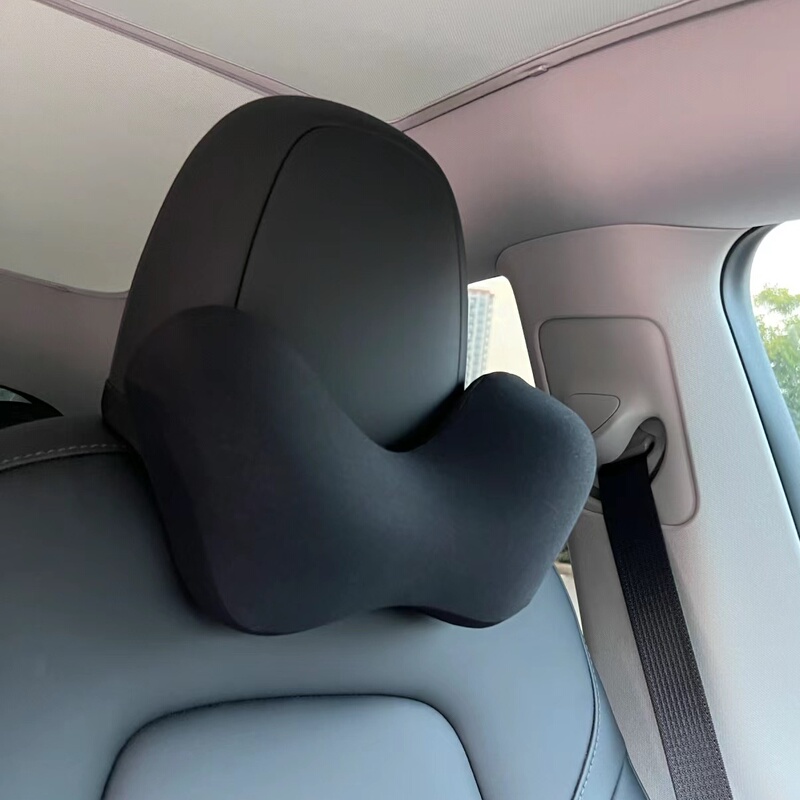 Habcaps Bell Cover Car Headrest Pillow Neck Pillow Car Pillow Car Tesla Seat Driving Cushion