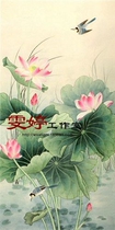 Meticulous painting white paper manuscript flower and bird line drawing Chinese painting manuscript Lotus picture bird line drawing all kinds