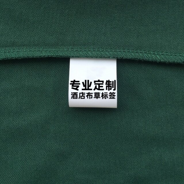 Customized linen wash mark and wash label